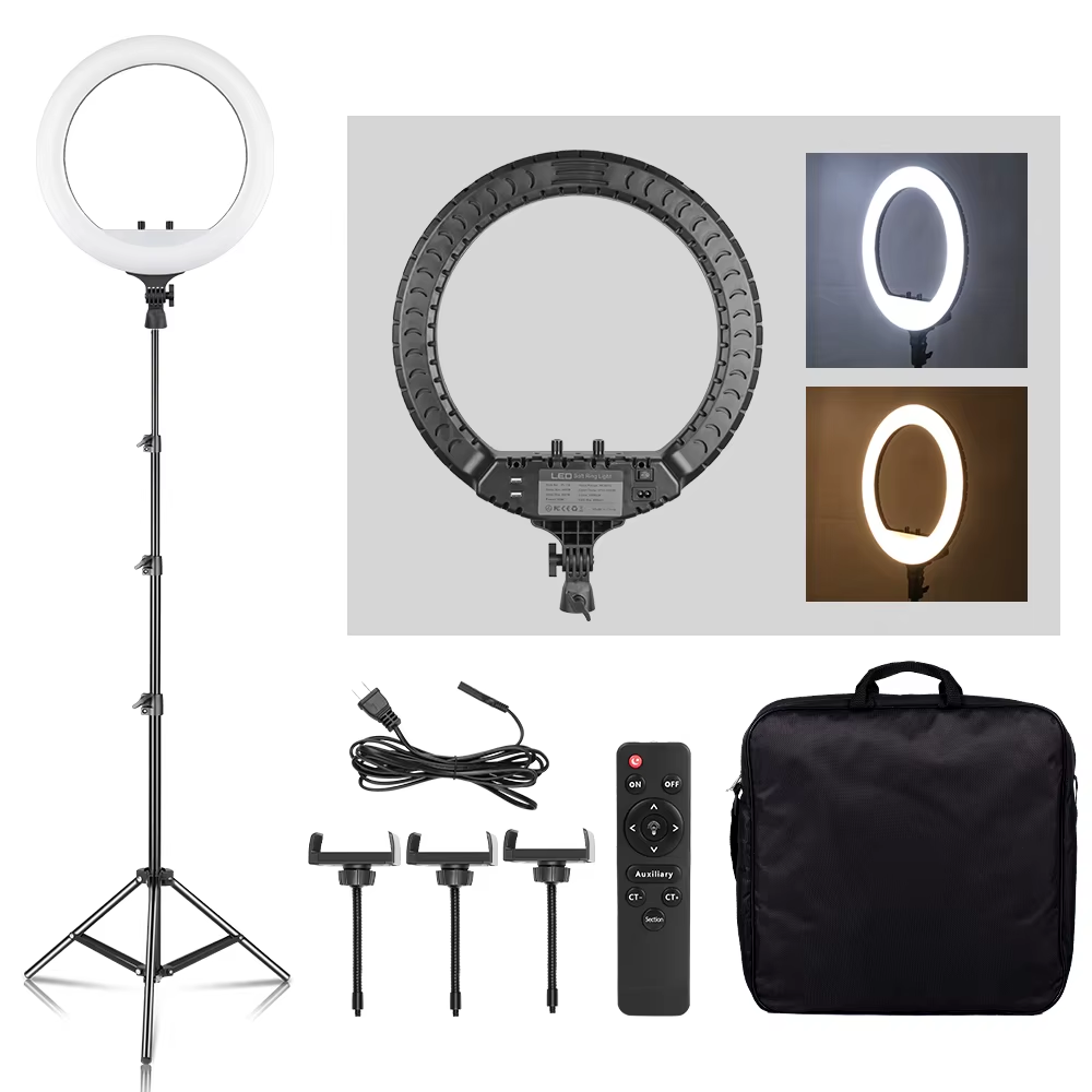 Photography Lighting Wand - SH 18 Inch Knob Ring Light