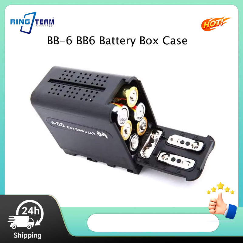 Video Light Panel Led - BB-6 BB6 Battery Box Case for