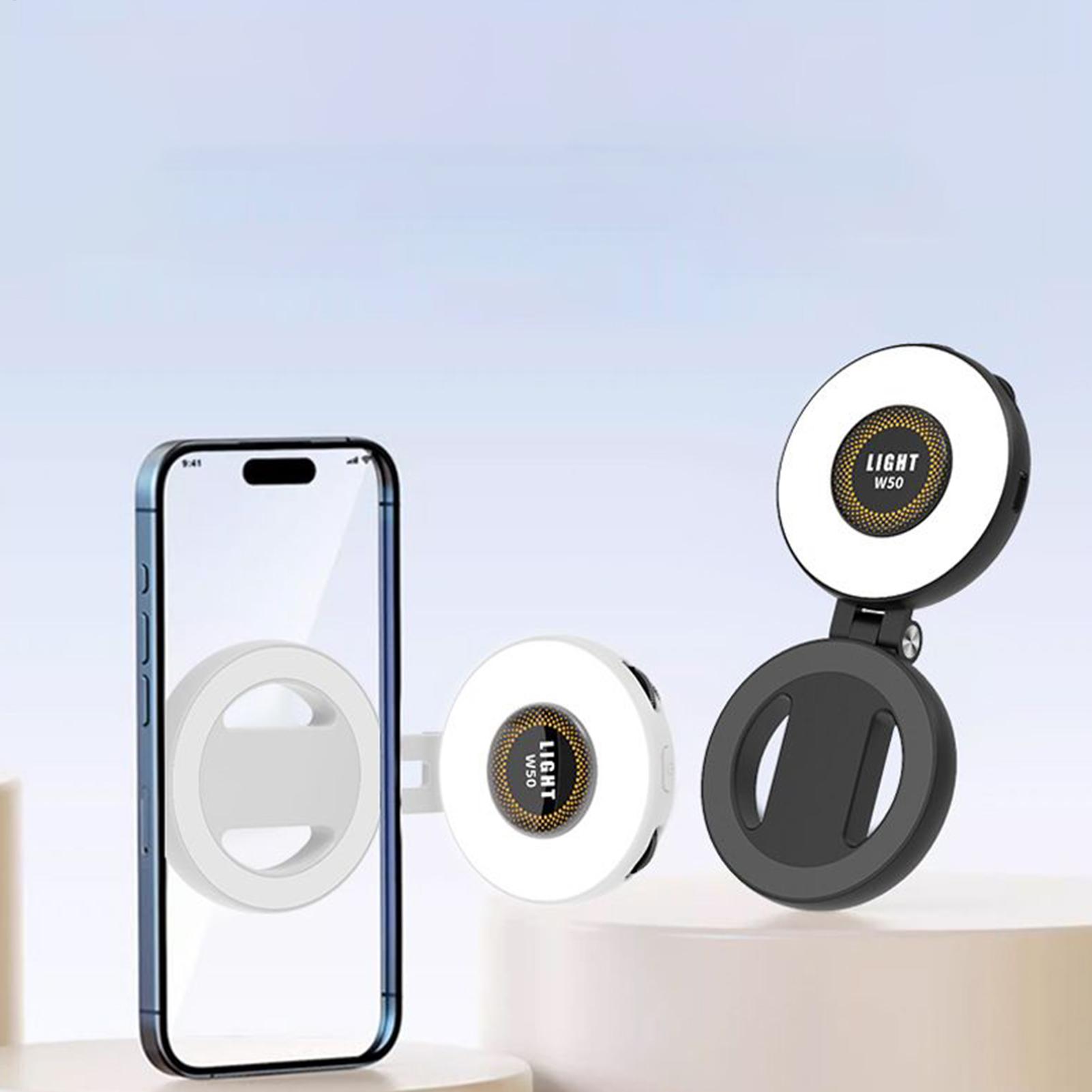 Makeup Photography Lighting - Magnetic Selfie Light 3 Modes Soft