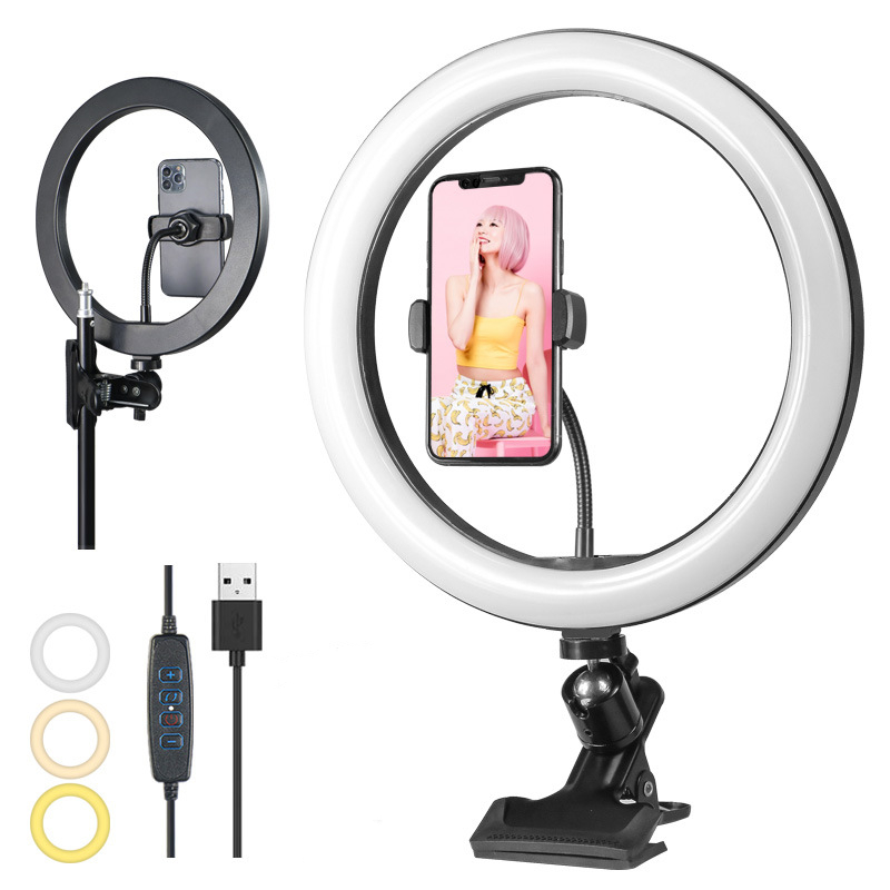 Lighting Glass Photography - Dimmable Led Ring Light Profissional 26cm
