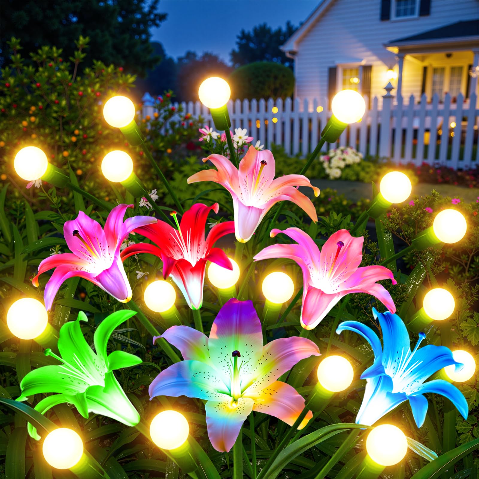 Flower Photography Led Lighting Pack - 2/4 Pack Upgraded Solar Lights Outdoor