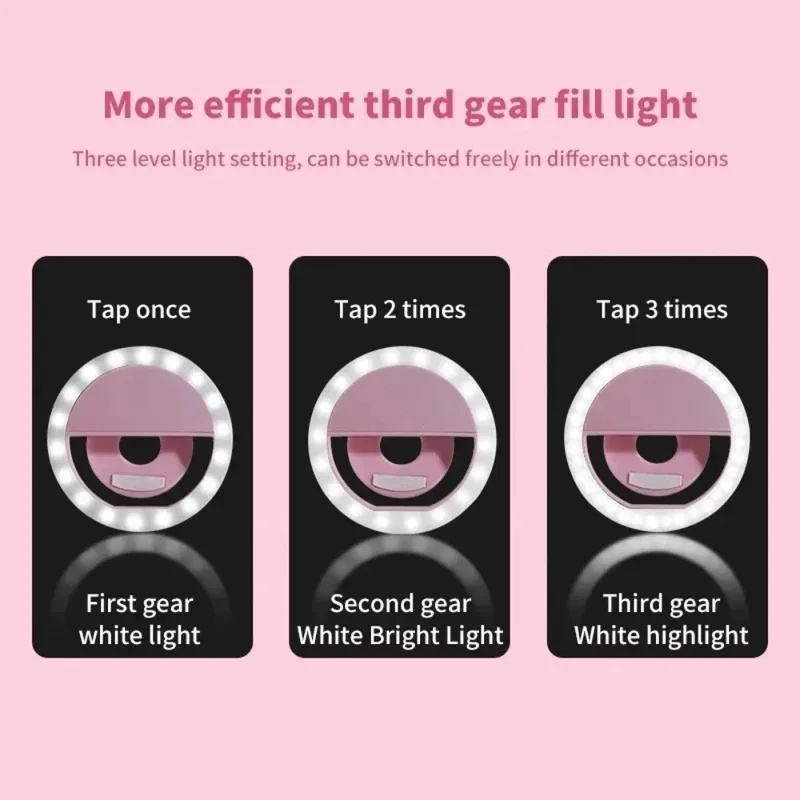 1-4pcs LED Selfie Ring Fill Li - Photography Lighting Wand 评论和价格