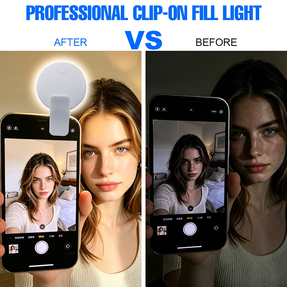 Portable Clip‑on Selfie Fill L - Makeup Photography Lighting 评论和价格