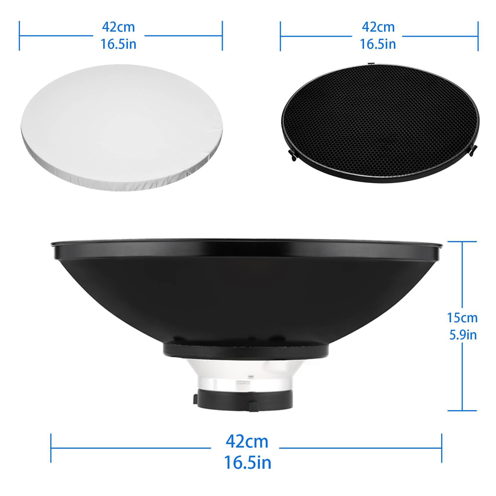 16.5inch Reflector Beauty Dish - Photography Lighting Beauty Dish 评论和价格