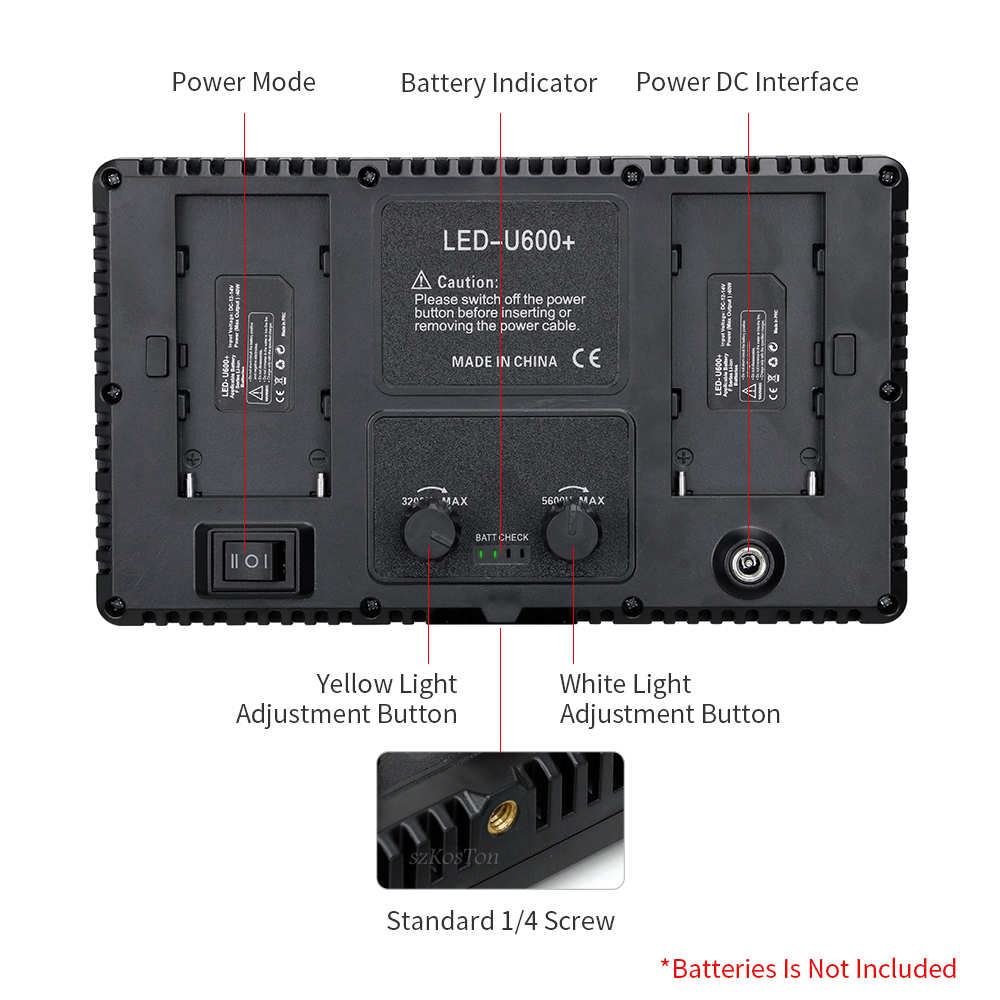 U800 LED Photo Studio Light fo - Video Light Panel Led 评论和价格