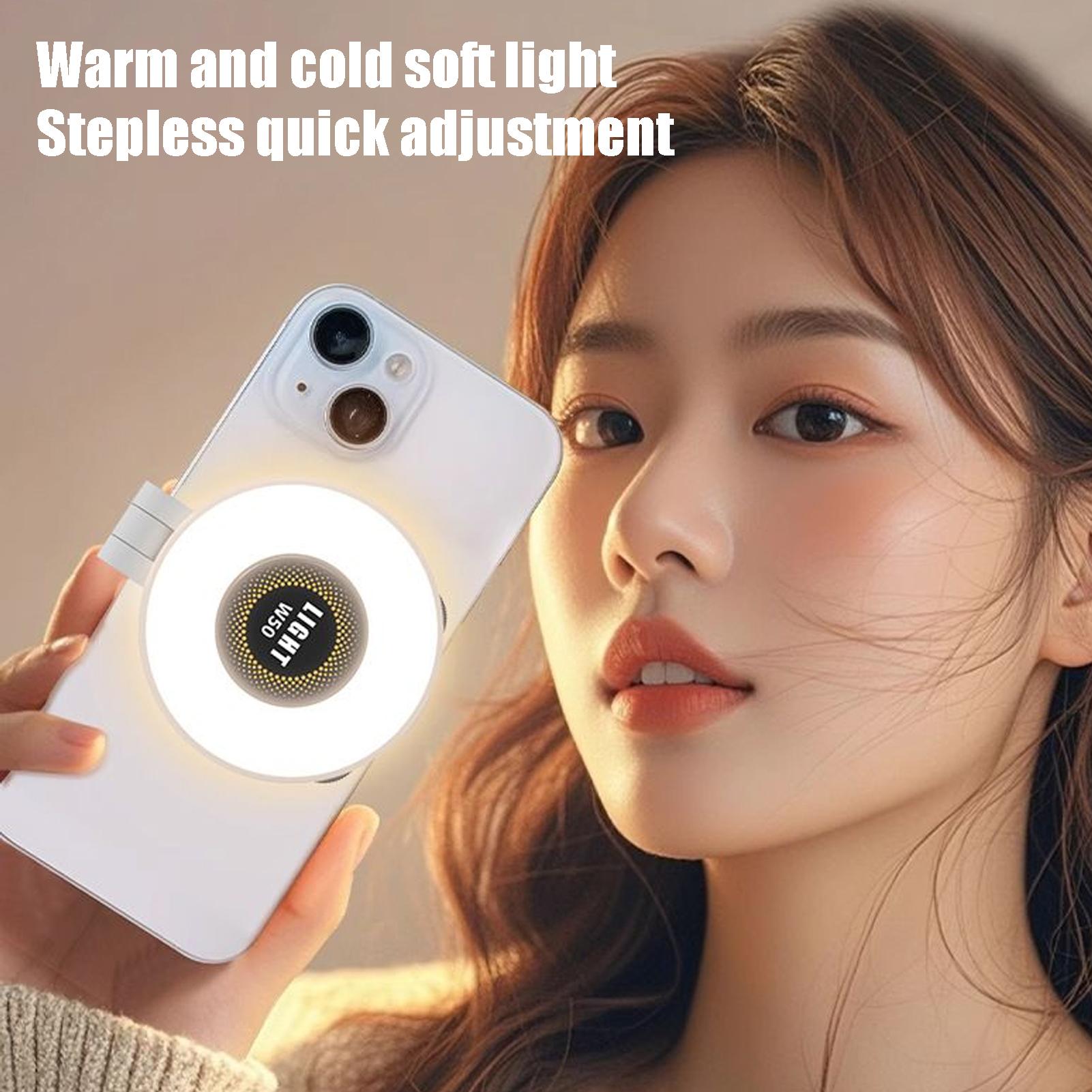 Magnetic Selfie Light 3 Modes  - Makeup Photography Lighting 评论和价格