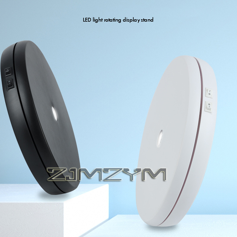 25CM Electric Rotating Stand w - Photography Lighting For Jewelry 评论和价格