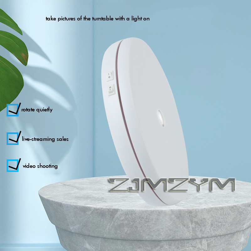 25CM Electric Rotating Stand w - Photography Lighting For Jewelry 评论和价格