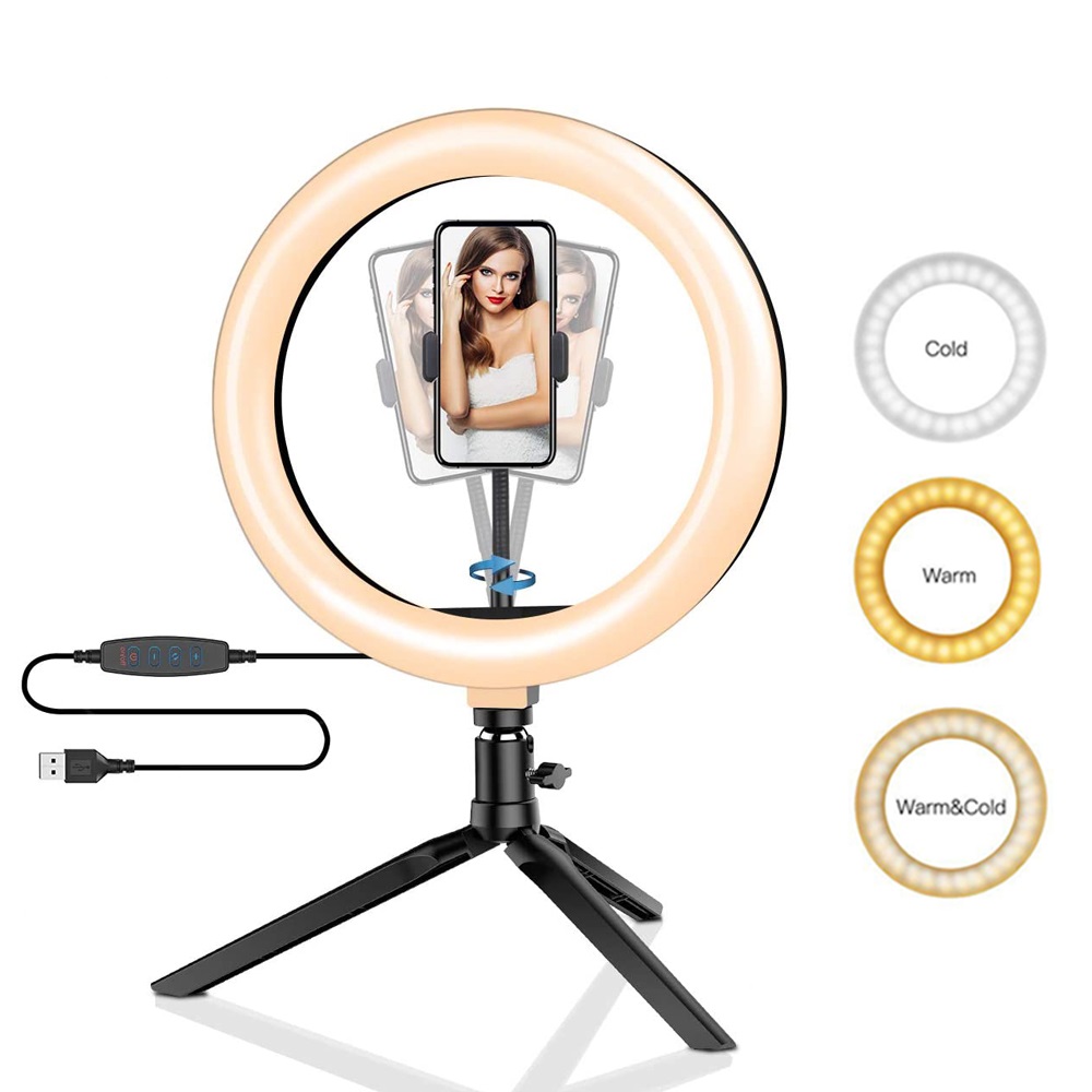 26cm 10 inch Led Ring Selfie L - Makeup Photography Lighting 评论和价格