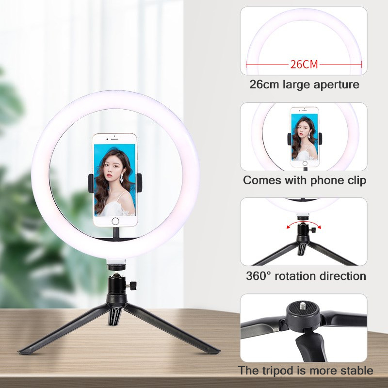 26cm 10 inch Led Ring Selfie L - Makeup Photography Lighting 评论和价格