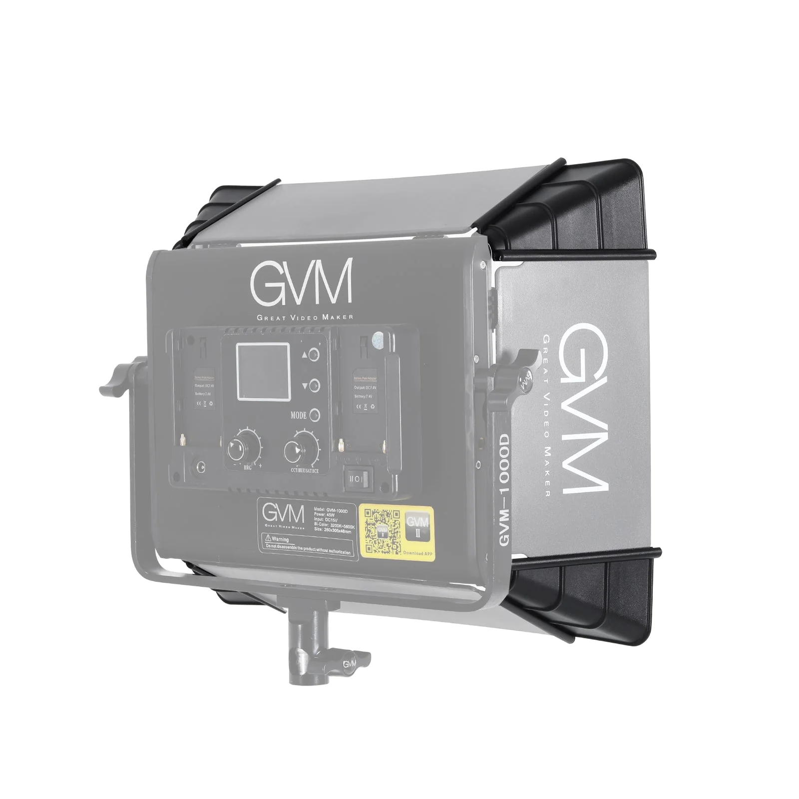 GVM Softbox Diffuser for 1000D - Video Light Panel Led 评论和价格