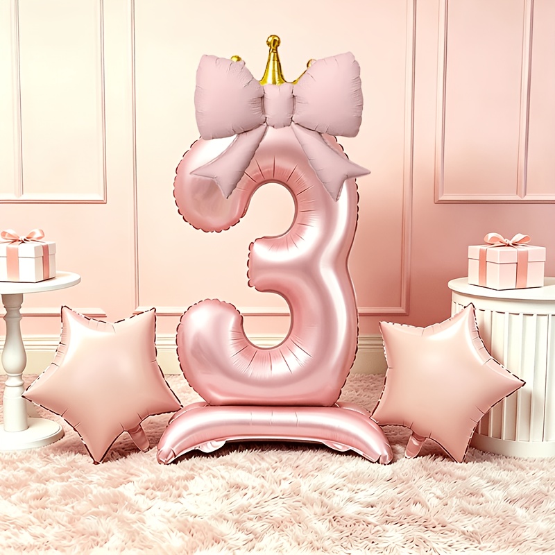 Light Luxury Pink 3D Balloons  - Makeup Photography Lighting 评论和价格
