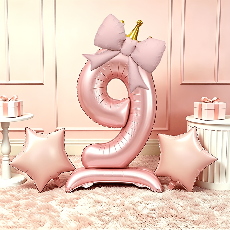 Light Luxury Pink 3D Balloons  - Makeup Photography Lighting 评论和价格