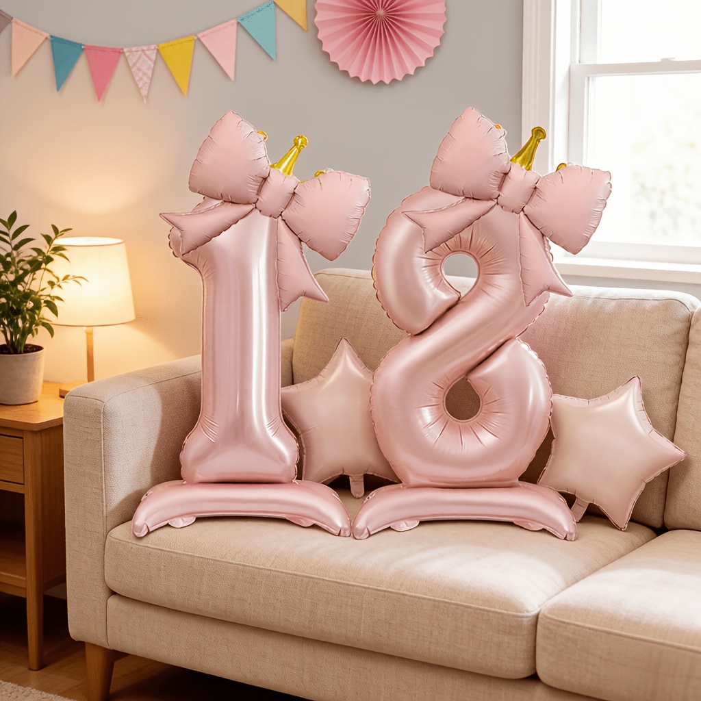 Light Luxury Pink 3D Balloons  - Makeup Photography Lighting 评论和价格