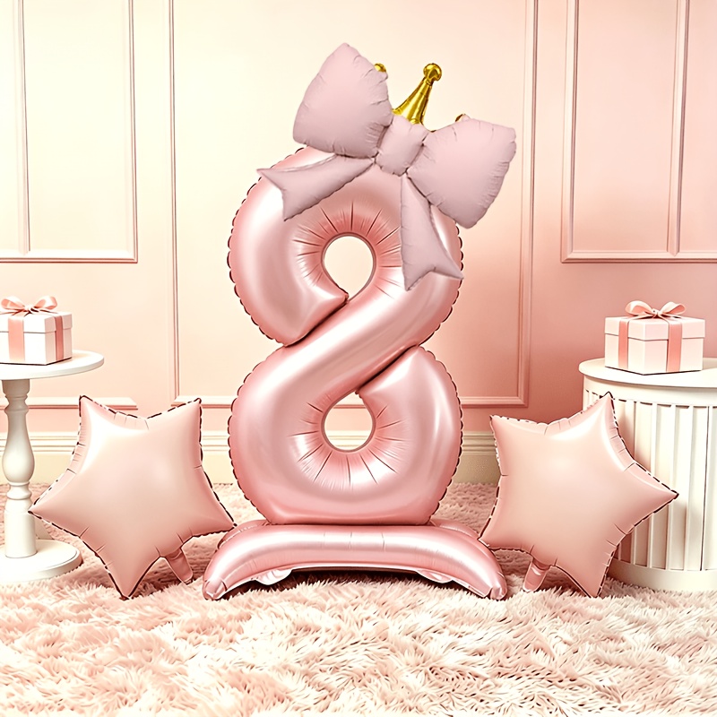 Light Luxury Pink 3D Balloons  - Makeup Photography Lighting 评论和价格
