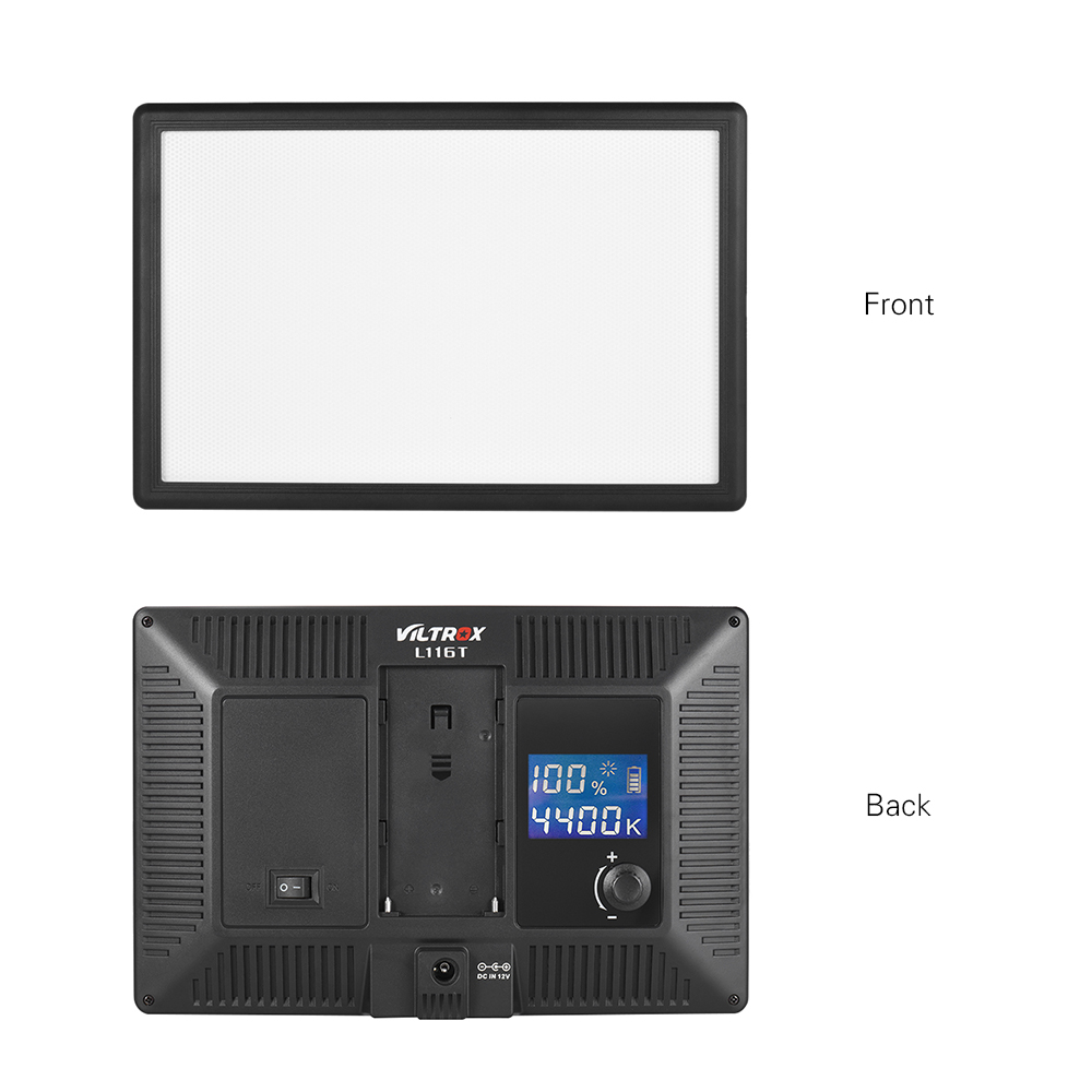 Viltrox L116T LCD Bi-Color & D - Video Light Panel Led 评论和价格
