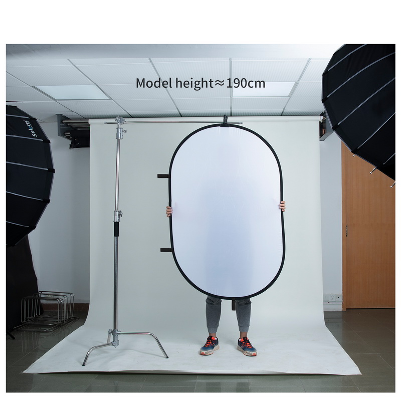 100X150CM Foldable Oval Reflec - Video Light Panel Led 评论和价格